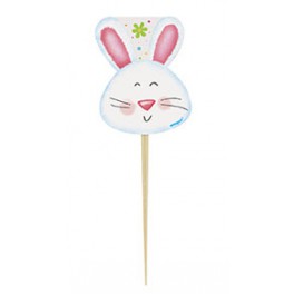 8 HPY EASTER BUNNY PICK-3.5"