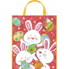 HPPY EASTR BUN TOTEBAG 13X11"