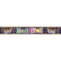 MARDI GRAS PRTY FOIL BNNR-12FT