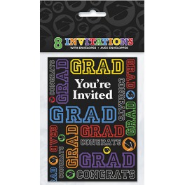 8 GRAD PARTY INVITATION