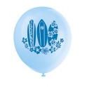 8 12" HULA BEACH PARTY BLLN