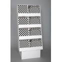 B/W CHK LD FLOOR DISP-96PC