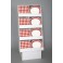RED/WHT CHK LD FLOOR DISP-96PC