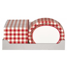 RED/WHT CHECK XD DISP-40PC