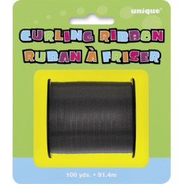 BLACK CURLING RIBBON 100 YDS