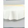 WHITE ROUND TABLCOVR 84 IN DIA