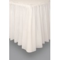 IVORY TABLESKIRT 29" x 14FT