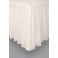 IVORY TABLESKIRT 29" x 14FT