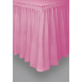 HOT PINK TABLESKIRT 29" x 14FT