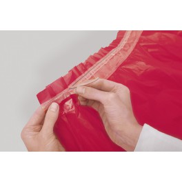 RED TABLESKIRT 29" x 14FT