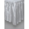 SILVER TABLESKIRT 29" x 14FT