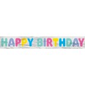 PASTEL BIRTHDY FOIL BANNR 12FT