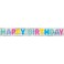 PASTEL BIRTHDY FOIL BANNR 12FT