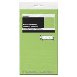 LIME GRN TABLECOVR 54X108-SPKG