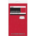 RED ROUND 84" TABLECOVER-SPKG