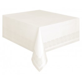 IVORY PPR-POLY TBLCVR 54X108