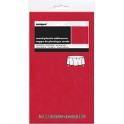 RED ROUND 84" TABLECOVER-SPKG
