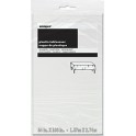 WHITE TABLECOVER 54X108-SPKG