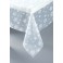 CLEAR SNOWFLAKES TABLECOVER