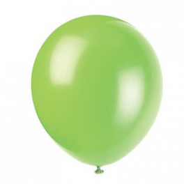 25 9" LIME GREEN BALLOONS