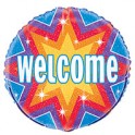 18" PKG WELCOME DAZZLE FOIL BL