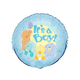 18'' PKG IT'S A BOY BABY ANIMA