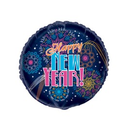 18" BULK NEW YEAR'S FOIL BLLN