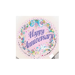 18'' BULK HAPPY ANNIV FOIL BLN