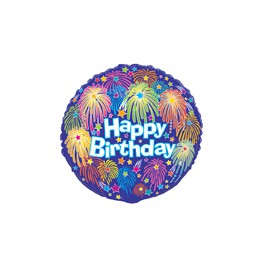 18'' BULK BDAY FIREWORKS FOIL