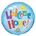 18'' PKG WELCOME HOME FOIL BLN