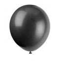 72 12'' JET BLACK BALLOONS