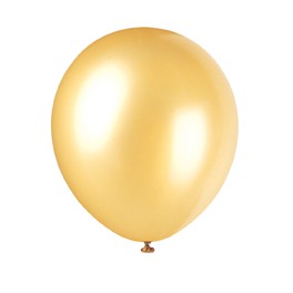 72 5'' PEARLZD GOLD BALLOONS