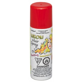 NEON HAIR SPRAY RED -4.5 FL OZ