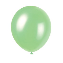 72 12'' MINT GREEN PRLZD BALLN