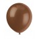 72 12" BROWN BALLOONS