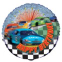 18'' BULK STOCK CAR BDAY FOIL