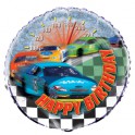 18'' PKG STOCK CAR BDAY FOIL