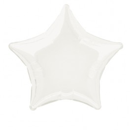 20'' BULK STAR WHITE FOIL BLN