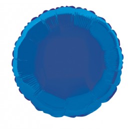 18" BULK RND RYL BLUE FOIL BLN