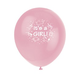6 ITS A GIRL (PINK) BLLNS 2S