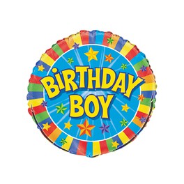 18" BULK BIRTHDAY BOY FOIL BLN