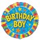 18" BULK BIRTHDAY BOY FOIL BLN