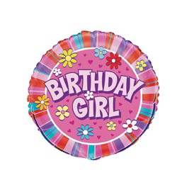18" BULK BIRTHDAY GIRL FOIL BL