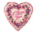 18" BULK I LOVE U BOUQUET FOIL