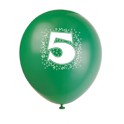 6 NUMBER 5 BALLOONS  PRINT 2S