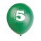 6 NUMBER 5 BALLOONS  PRINT 2S