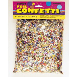 JUMBO FOIL CONFETTI-10 OZ.