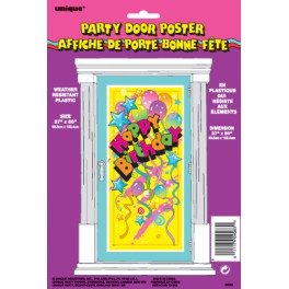 HAPPY BIRTHDAY DOOR POSTER