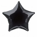20'' PKG STAR BLACK FOIL BLN