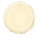 18'' PKG ROUND IVORY FOIL BLN